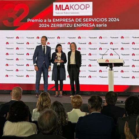 The Gipuzkoa Chamber awards the cooperative MLAKoop the Gipuzkoa Business Prize 2024