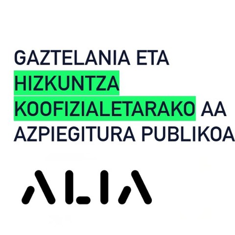 Adimen Artifizialeko erakusle aurreratuei buruzko informazio-saioa, ALIA proiektuaren esparruan