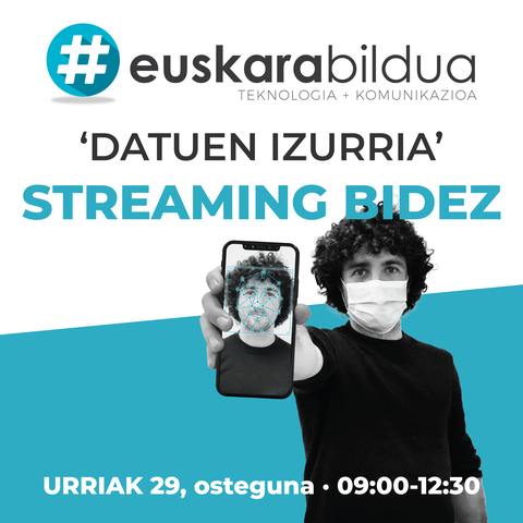 Euskarabildua jardunaldiak datuen zaintza eta pandemiak eragindako egoeran teknologia burujabetzak egin ditzakeen ekarpenak izango ditu hizpide